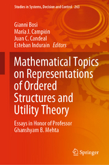 Mathematical Topics on Representations of Ordered Structures and Utility Theory - 