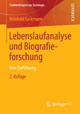 Lebenslaufanalyse und Biografieforschung - Reinhold Sackmann