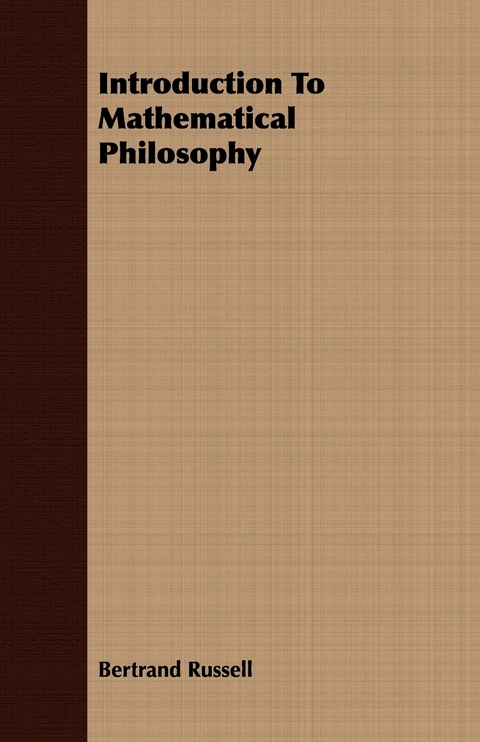 Introduction to Mathematical Philosophy - Bertrand Russell