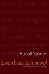 Towards Social Renewal - Steiner, Rudolf