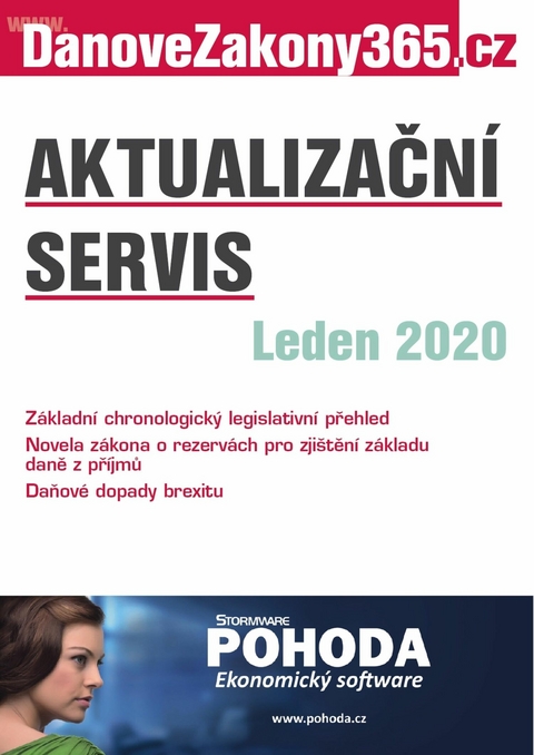 Daňové zákony 2020 - Aktualizační servis LEDEN - NEWSLETTER - vydavatelství