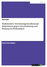 Multimodales Stressmanagementkonzept. Maßnahmen gegen Stressbelastung und Prüfung der Wirksamkeit