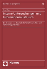 Interne Untersuchungen und Informationsaustausch - Arne Klaas