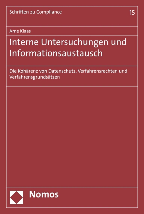 Interne Untersuchungen und Informationsaustausch - Arne Klaas