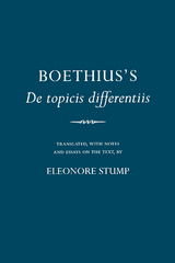 Boethius's "De topicis differentiis" -  Boethius