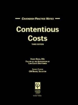 Practice Notes on Contentious Costs - Birks, Harry