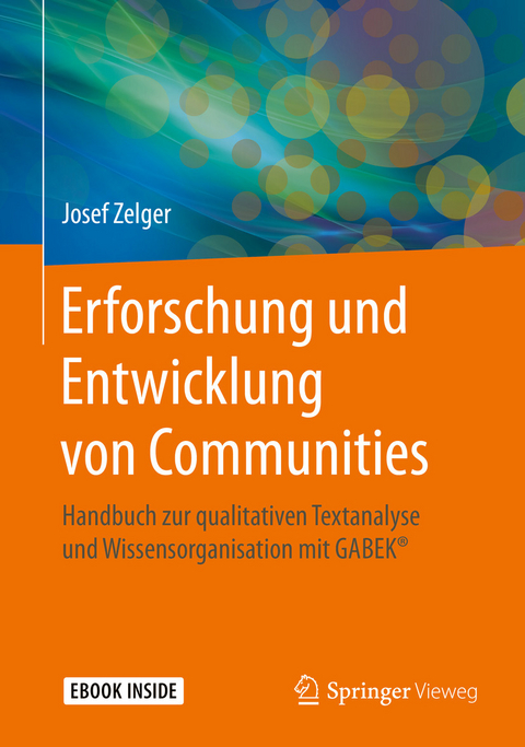 Erforschung und Entwicklung von Communities - Josef Zelger