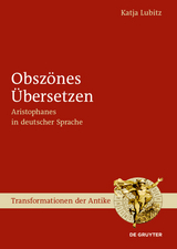 Obszönes Übersetzen - Katja Lubitz