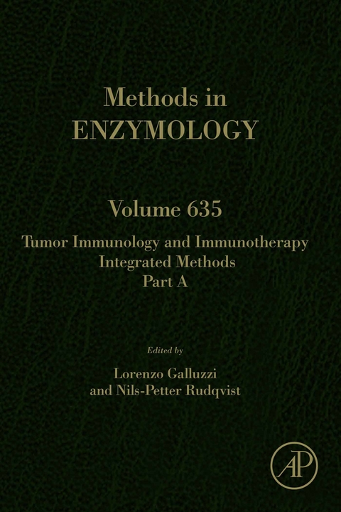 Tumor Immunology and Immunotherapy - Integrated Methods Part A - 