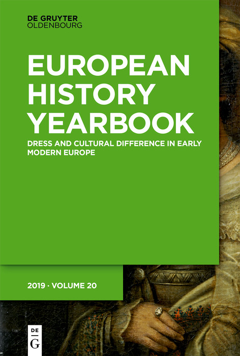 Dress and Cultural Difference in Early Modern Europe - 