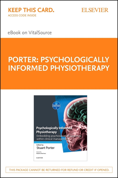 Psychologically Informed Physiotherapy E-Book -  Stuart Porter