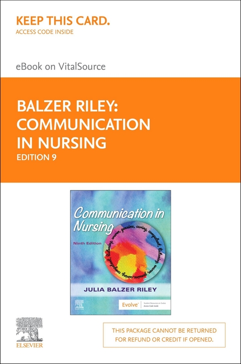 Communication in Nursing - E-Book -  Julia Balzer Riley