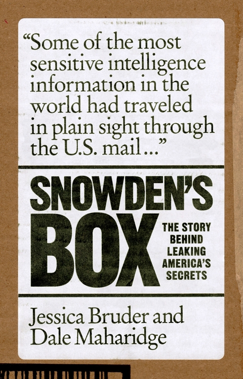 Snowden's Box - Jessica Bruder, Dale Maharidge