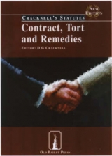 Contract, Tort and Remedies - Cracknell, D.G.