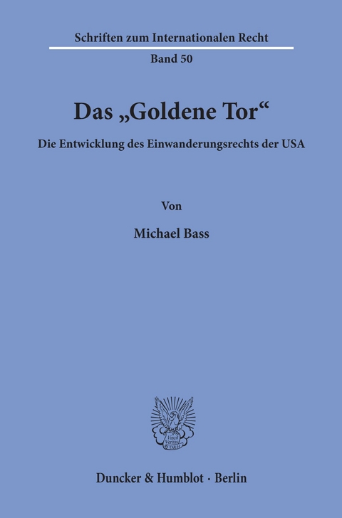 Das »Goldene Tor«. -  Michael Bass