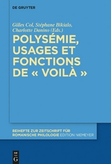 Polysémie, usages et fonctions de « voilà » - 