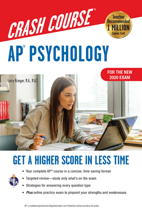 AP(R)  Psychology Crash Course, For the New 2020 Exam, Book + Online -  Larry Krieger