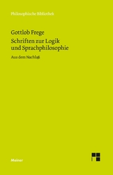 Schriften zur Logik und Sprachphilosophie -  Gottlob Frege