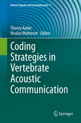 Coding Strategies in Vertebrate Acoustic Communication - 