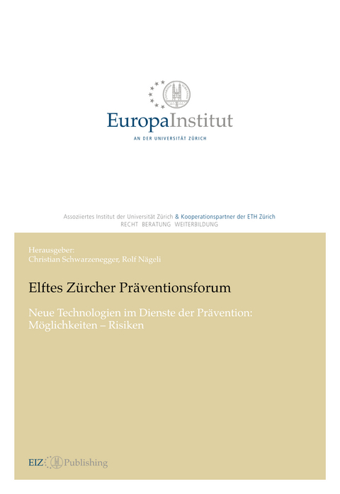 Elftes Zürcher Präventionsforum - 