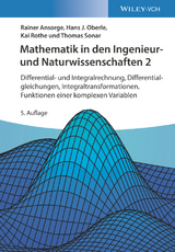 Mathematik in den Ingenieur- und Naturwissenschaften 2 - Rainer Ansorge, Hans J. Oberle, Kai Rothe, Thomas Sonar