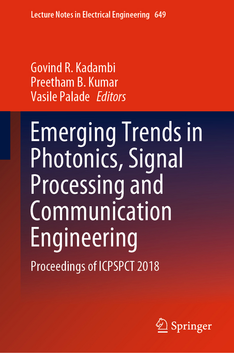 Emerging Trends in Photonics, Signal Processing and Communication Engineering - 