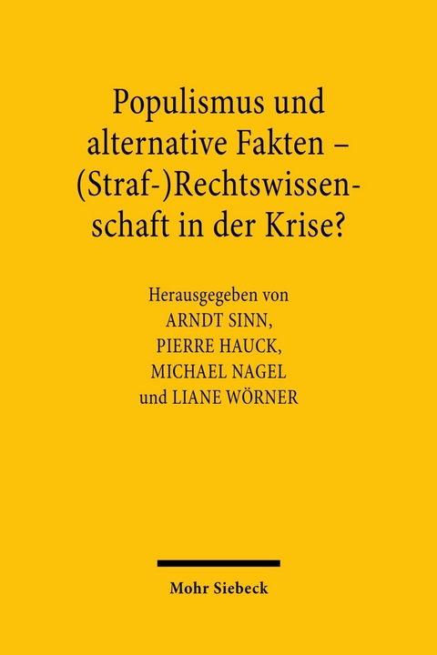 Populismus und alternative Fakten - 