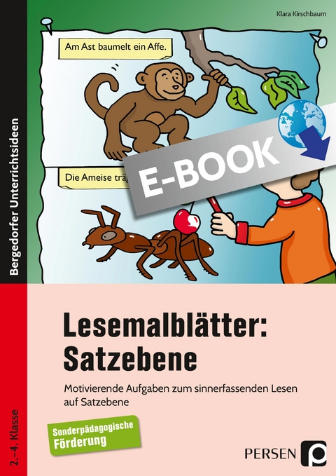 Lesemalblätter: Satzebene - Klara Kirschbaum