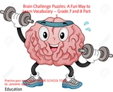 Brain Challenge Puzzles: A Fun Way to Learn Vocabulary – Grade 7 and 8 Part 3 - Dr. Jennifer Agard