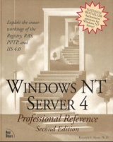 Windows NT Server 4 Professional Reference,  Second Edition - Siyan, Karanjit; Hilliker, Howard