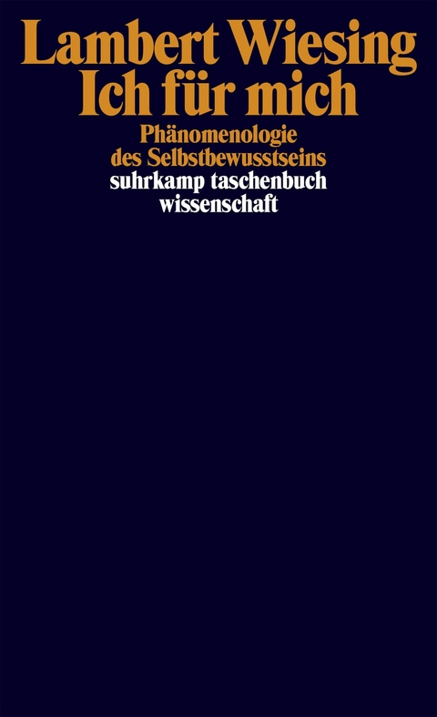 Ich für mich - Lambert Wiesing