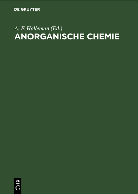 Anorganische Chemie - 