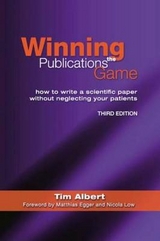 Winning the Publications Game - Albert, Tim