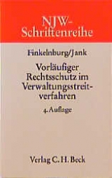 Vorläufiger Rechtsschutz im Verwaltungsstreitverfahren - Klaus Finkelnburg, Klaus P Jank