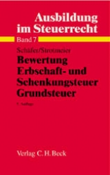 Ausbildung im Steuerrecht Bewertung, Erbschaft- und Schenkungsteuer, Grundsteuer - Martin Schäfer, Markus Strotmeier