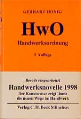 Handwerksordnung - Gerhart Honig