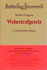 Wehrstrafgesetz - Schölz, Joachim; Lingens, Eric; Dreher, Eduard