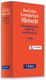 Beck'sches Formularbuch Mietrecht - Nies, Günter; Gies, Richard