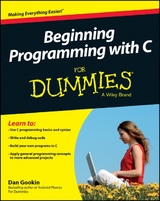 Beginning Programming with C For Dummies -  Dan Gookin