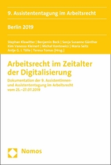 Arbeitsrecht im Zeitalter der Digitalisierung - 