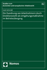 Die Zuordnung von Arbeitnehmern durch Direktionsrecht als Umgehungsmaßnahme im Betriebsübergang - Carlo Schmidt