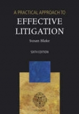 A Practical Approach to Effective Litigation - Blake, Susan H.