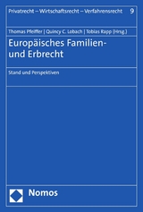 Europäisches Familien- und Erbrecht - 