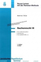 Sachenrecht III - Karl E Hemmer, Achim Wüst