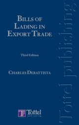 Debattista - Bills of Lading in Export Trade - DeBattista, Charles