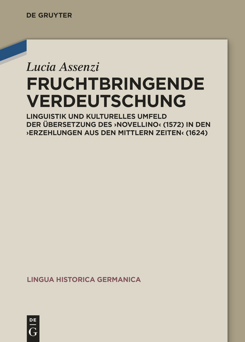 Fruchtbringende Verdeutschung - Lucia Assenzi