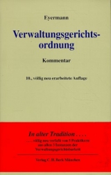 Verwaltungsgerichtsordnung - Erich Eyermann, Ludwig Fröhler