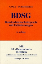 Bundesdatenschutzgesetz - Gola, Peter; Schomerus, Rudolf