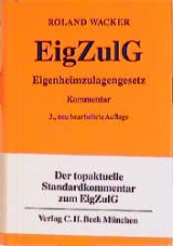 Eigenheimzulagengesetz - Roland Wacker