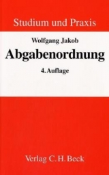 Abgabenordnung - Jakob, Wolfgang